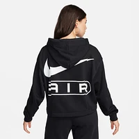 Nike Womens Nike Air OS Fleece Full-Zip - Womens Black/White Size XS