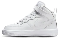 Nike Boys Force 1 Mid EasyOn - Boys' Preschool Shoes White/White/White