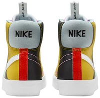 Nike Boys Blazer Mid '77 SE - Boys' Grade School Shoes White/Black/Bronzine