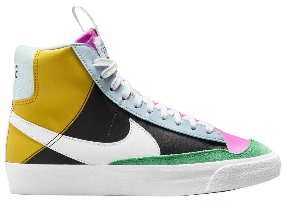 Nike Boys Blazer Mid '77 SE - Boys' Grade School Shoes White/Black/Bronzine