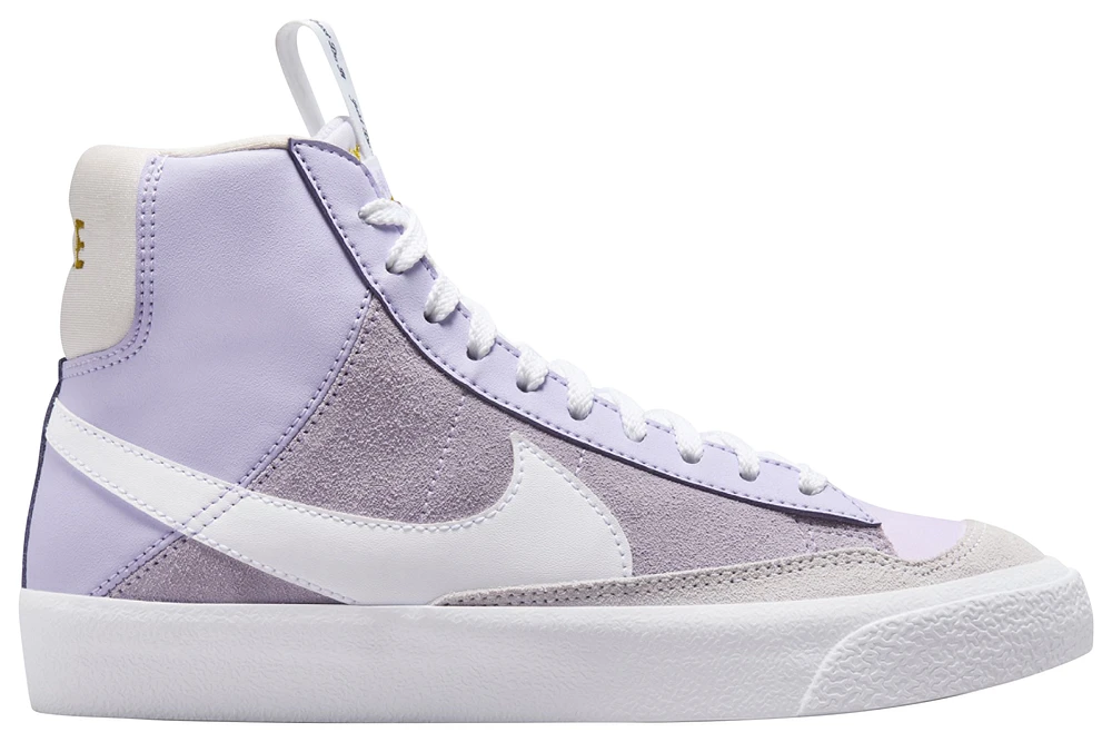 Nike Boys Blazer Mid '77 SE - Boys' Grade School Shoes Lt Orewood Brown/Lilac Bloom/White