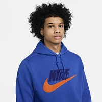 Nike Mens Nike Club Basketball CHNL FTRA Pullover - Mens Game Royal/Game Royal Size XL