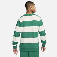 Nike Club Stripe Heavyweight French Terry Crew - Men's