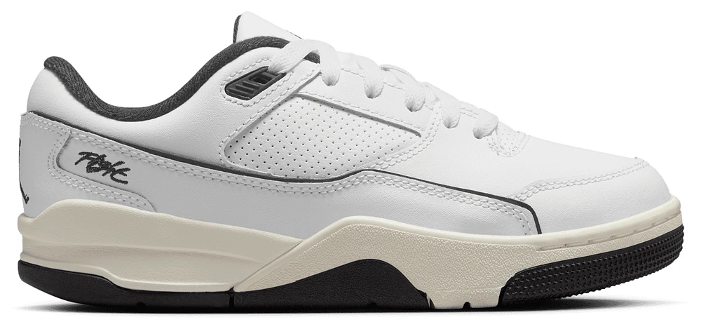 Jordan Boys Flight Court - Boys' Grade School Shoes White/White