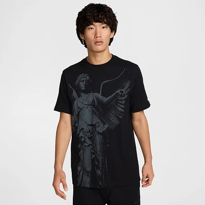 Nike Mens NSW Enshrined Short-Sleeve Crew T-Shirt - Black/White