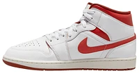 Jordan Mens Air 1 Mid SE - Basketball Shoes Lobster/Dune Red/White