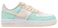 Nike Boys Air Force 1 Low - Boys' Preschool Shoes White/Guava Ice/Emerald Rise