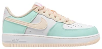 Nike Boys Nike Air Force 1 Low - Boys' Preschool Shoes White/Guava Ice/Emerald Rise Size 11.0