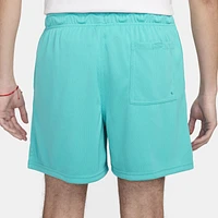 Nike Mens Nike Club Flow Mesh Shorts - Mens Dusty Cactus/White Size L