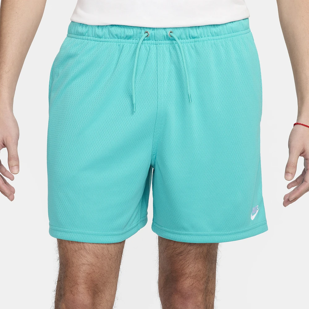 Nike Mens Nike Club Flow Mesh Shorts - Mens Dusty Cactus/White Size L