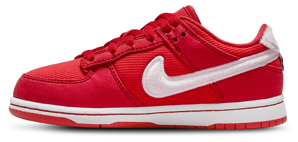Nike Boys Nike Dunk Low - Boys' Preschool Shoes Light Crimson/Fire Red/Pink Foam Size 11.0