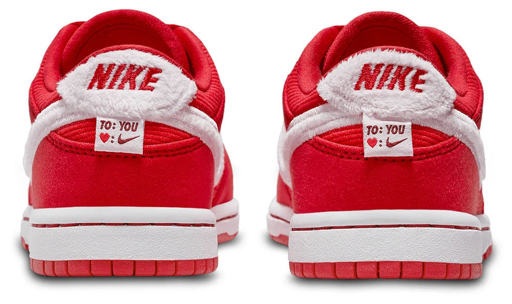 Nike Boys Nike Dunk Low - Boys' Preschool Shoes Light Crimson/Fire Red/Pink Foam Size 11.0
