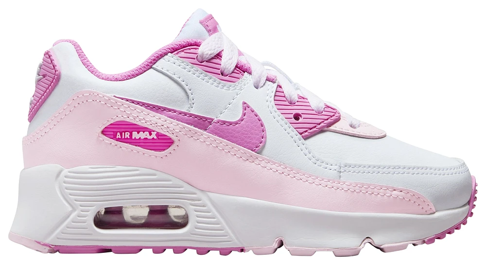 Nike Boys Nike Air Max 90 - Boys' Preschool Running Shoes Playful Pink/White/Pink Foam Size 03.0