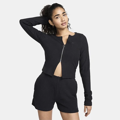 Nike Chill Knit Rib F/Z Cardigan - Women's