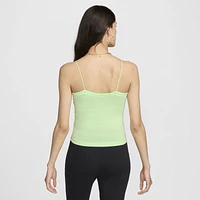 Nike Womens Nike Chill Knit Cami - Womens Vapor Green/Sail Size M