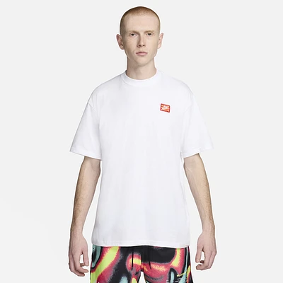 Nike Mens Nike Max90 T-Shirt - Mens White Size L