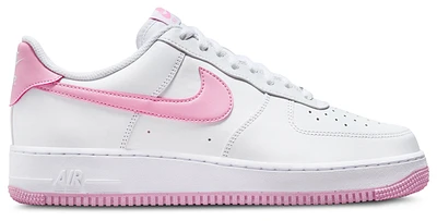 Nike Mens Air Force 1 '07 ESS - Basketball Shoes White/Pink Rise/White