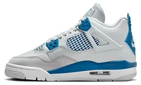 Jordan Boys AJ Retro 4 OG - Boys' Grade School Basketball Shoes Off White/Military Blue/Neutral Grey