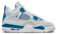 Jordan Boys AJ Retro 4 OG - Boys' Grade School Basketball Shoes Off White/Military Blue/Neutral Grey