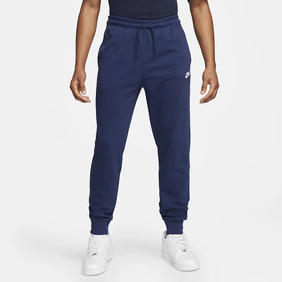 Nike Mens Club Knit Joggers - Midnight Navy/White