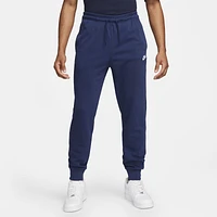 Nike Mens Club Knit Jogger - Midnight Navy/White