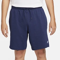 Nike Mens Club Knit Short - Midnight Navy/White