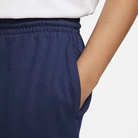 Nike Mens Club Knit Shorts - White/Midnight Navy