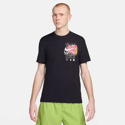 Nike Mens NSW Max Volume Short Sleeve Crew T-Shirt - Black