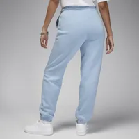 Jordan Womens Jordan Brooklyn Fleece Pants - Womens Blue Grey Size M