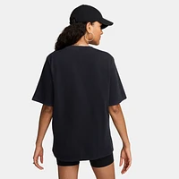 Nike Womens Essential BF NY Wash T-Shirt - Black/Tan