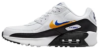 Nike Boys Air Max 90 NN DSW - Boys' Grade School Running Shoes White/Deep Royal/University Gold