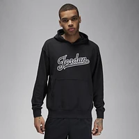 Jordan Mens Flight MVP Fleece Pullover 2 - White/Black