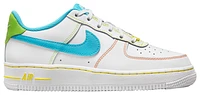 Nike Boys Air Force 1 LV8 WCRD - Boys' Grade School Basketball Shoes White/Orange/Blue