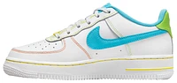 Nike Boys Air Force 1 LV8 WCRD - Boys' Grade School Basketball Shoes White/Orange/Blue