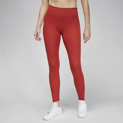 Jordan Womens Jordan SPT Leggings - Womens Dune Red/White Size XS
