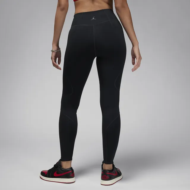 Women's Nike Black New Orleans Saints Yard Line Crossover Leggings