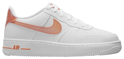 Nike Boys Nike Air Force 1 NN KWE - Boys' Grade School Basketball Shoes Safety Orange/White Size 07.0