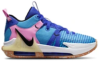 Nike Girls LeBron Witness VII - Girls' Grade School Basketball Shoes Hyper Royal/Black/Blue Lightning