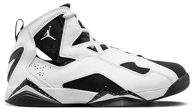 Jordan Mens True Flight - Basketball Shoes White/Black