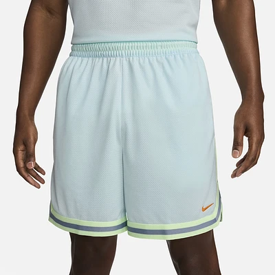 Nike Mens Dri-FIT DNA 6" Shorts - Barely Volt/Glacier Blue/Bright Mandarin