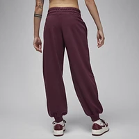 Jordan Womens Jordan SPT Fleece GFX Pant - Womens Night Maroon/Stealth Size XS