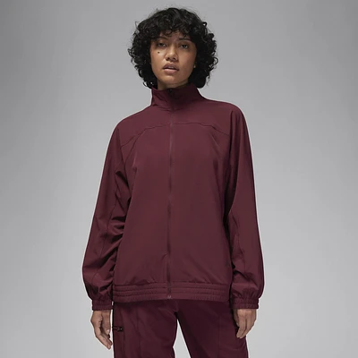 Jordan Womens Jordan SPT Dri-FIT Woven Jacket - Womens Night Maroon Size S