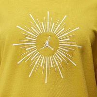 Jordan Womens Jordan Flight Optimism LS Tee - Womens Yellow Ochre/Sail Size XS