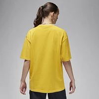 Jordan Womens Graphic Oversized T-Shirt - Yellow Ochre