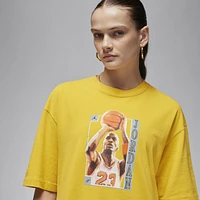 Jordan Womens Graphic Oversized T-Shirt - Yellow Ochre