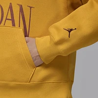 Jordan Womens Brooklyn Fleece Pullover - Yellow Ochre/Dusty Peach