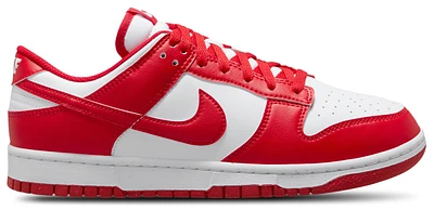 Nike Mens Nike Dunk Low Retro Bttys - Mens Basketball Shoes White/University Red/White Size 08.0