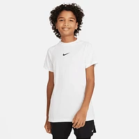 Nike Boys NP Dri-FIT Short Sleeve Top 24 - Boys' Grade School Black/White