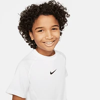 Nike Boys NP Dri-FIT Short Sleeve Top 24 - Boys' Grade School Black/White