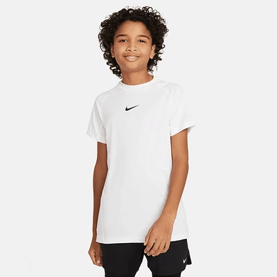 Nike Boys Nike NP Dri-FIT Short Sleeve Top 24 - Boys' Grade School Black/White Size S